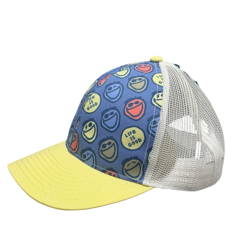 LIFE IS GOOD Core Embroidered Trucker Hat - UPF 50+ $28 Retail NWT